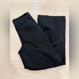 NWOT Commense Black Linen Blend Wide Leg Trousers